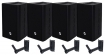 Enceinte Sono Elokance - PACK ELO 8 + SUPPORTS