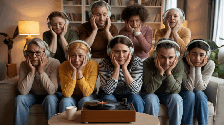 groupe ecoute emotion vintage