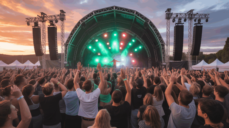 festival musique crowd dj